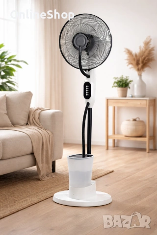 Вентилатор с водна мъгла ELITE EFM-1340W, снимка 8 - Вентилатори - 53485926