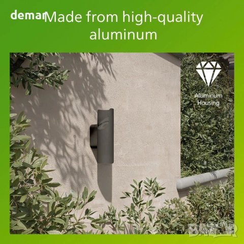 Външна LED стенна лампа Philips Fira, 800 lm, 2700 K, PowerShield,IP44, снимка 5 - Лампи за стена - 54015662