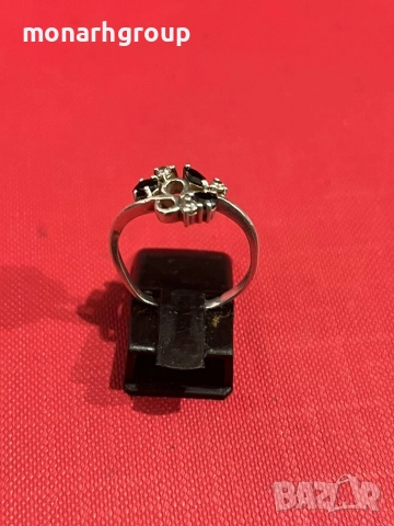 Сребърен пръстен, снимка 2 - Пръстени - 52743381