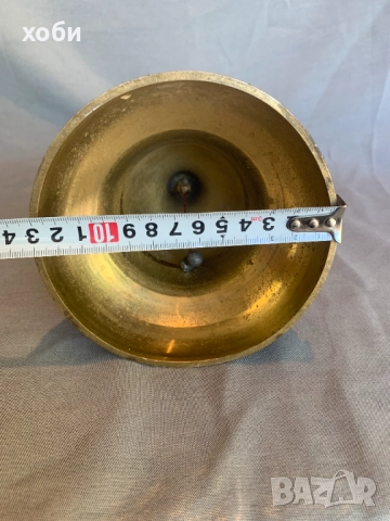 месингов ръчен звънец камбанка , снимка 3 - Антикварни и старинни предмети - 51476031