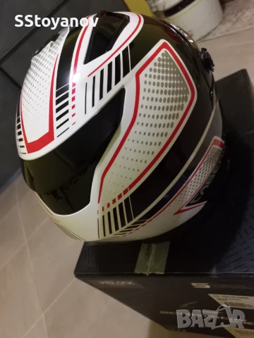 Каска - Caberg Stunt Blade white Black red , снимка 13 - Аксесоари и консумативи - 50841289