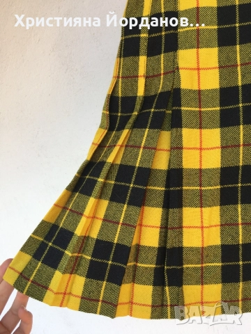 Мини плисирана вълнена пола на Marks and Spencer., снимка 2 - Поли - 52266416