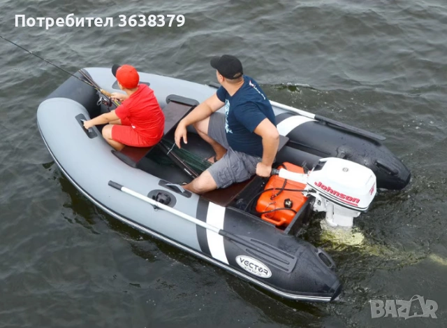 Надуваема моторна лодка с твърдо дъно VECTOR M300, 320 Kg, 300 cm х 155 cm, снимка 3 - Воден транспорт - 53594771