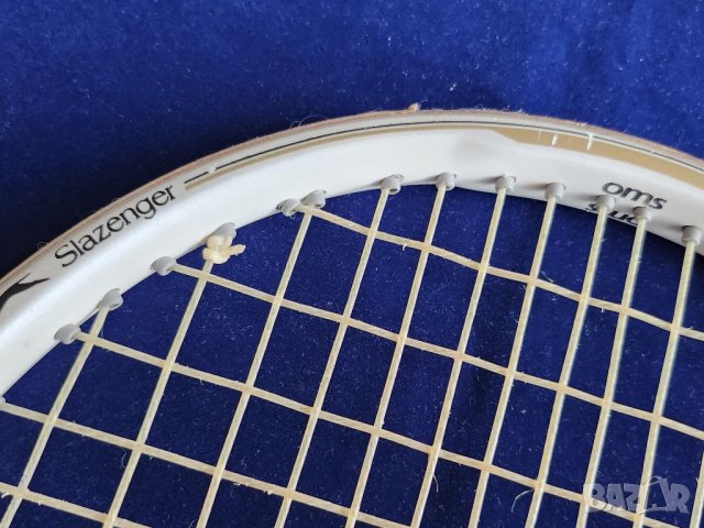 ракета за тенис Slazenger Panther serries Pro Ceramic oms, Germany + 4 нови топки Head,намалена цена, снимка 3 - Тенис - 45859771