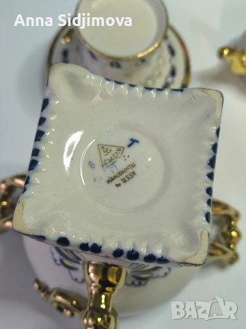 Руски порцелан Гжель , снимка 2 - Колекции - 53060391