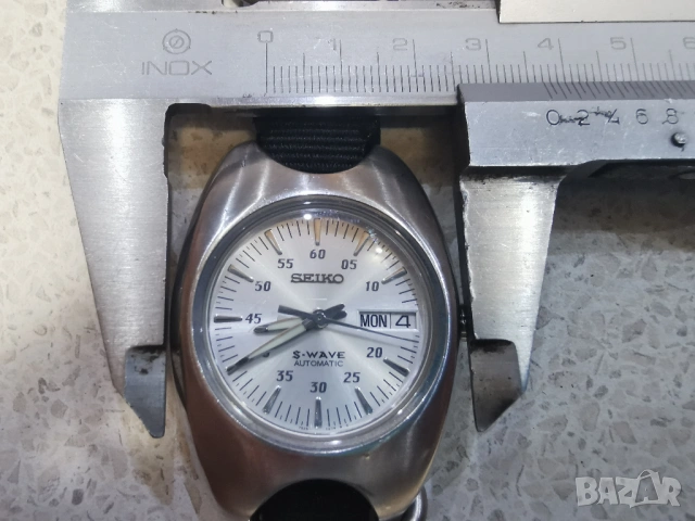 SEIKO S-WAVE AUTOMATIC -НОВ , снимка 8 - Мъжки - 53120299