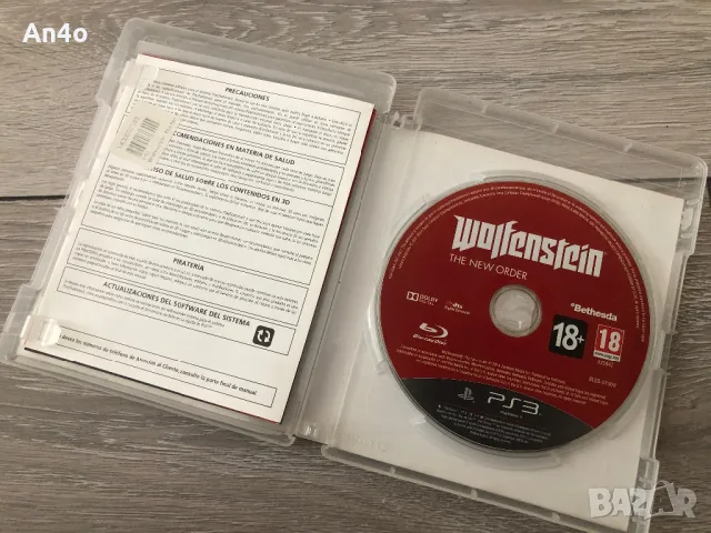 Диск Wolfenstein: The New Order PS3 ПС3 Playstation 3 Play Station 3, снимка 3 - Игри за PlayStation - 46821352