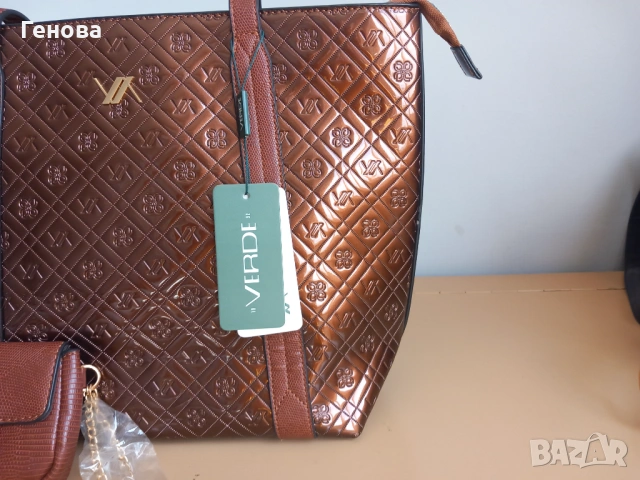 Дамска чанта от марката Verde, снимка 4 - Чанти - 54244394