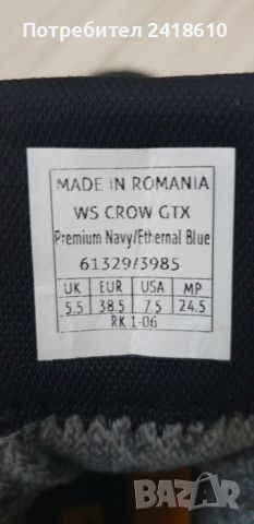 Salewa  CROW Gore - Tex Vibram UK 5.5 US 7.5 Womens Sizе 38.5/24.5см НОВО! ОРИГИНАЛ!  Дамски спортни, снимка 11 - Маратонки - 46759453