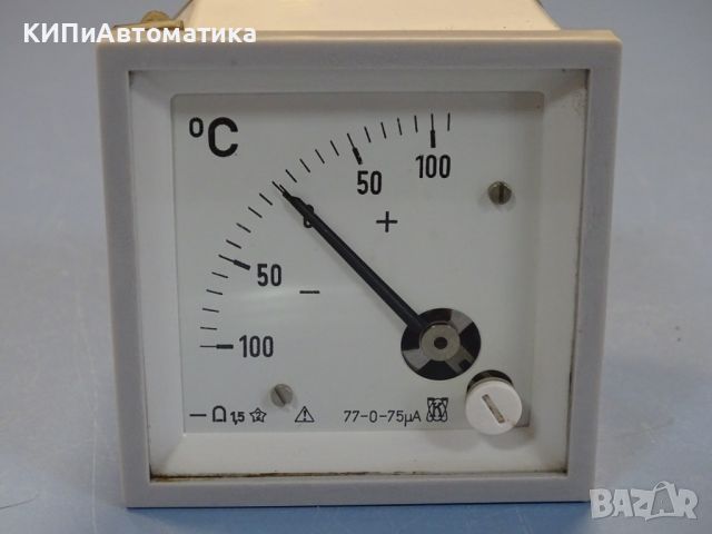 термометър индикаторен DDR VEB RFT -100°C/+100°C TGL19472, снимка 2 - Резервни части за машини - 46112047