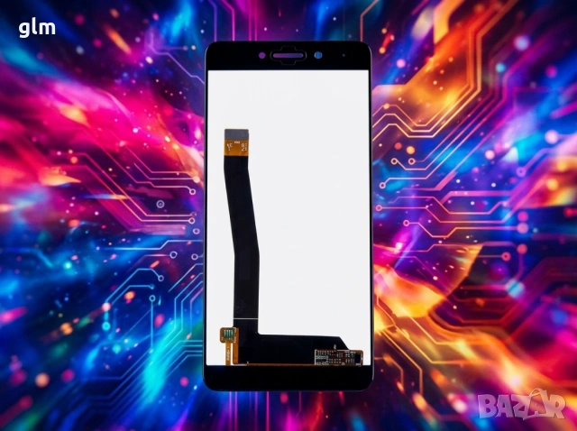 LCD Дисплей за Huawei Enjoy 6S / Honor 6C + Тъчскрийн черен, снимка 3 - Резервни части за телефони - 54127541