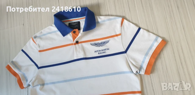 Hackett Aston Martin Pique Cotton Mens Size M  ОРИГИНАЛ! Мъжка тениска!, снимка 11 - Тениски - 51373617