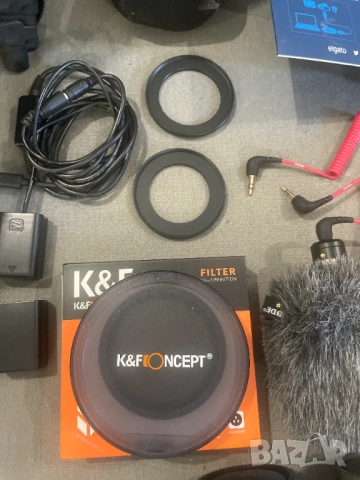 K&F CONCEPT 67mm 52mm 49mm Variable Fader ND Filter ND2-ND32 NO X Spot филтър за фотоапарат, снимка 3 - Обективи и филтри - 53636227