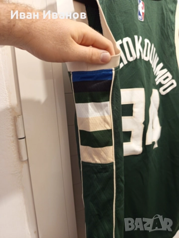 Чисто нов оригинален потник на Milwaukee Bucks - Giannis Antetokounmpo, снимка 5 - Баскетбол - 51651699