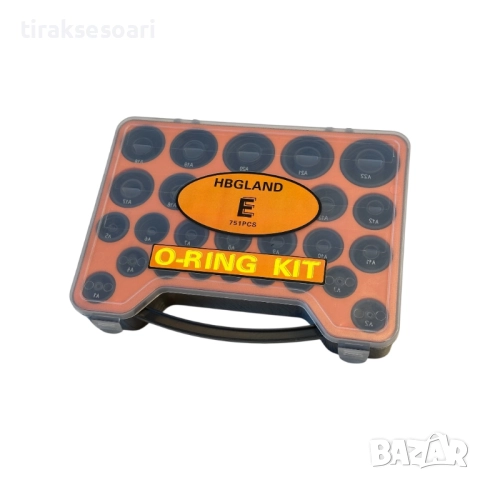 Комплект О-пръстени 751 бр – 47 размера, сервизна кутия, снимка 2 - Аксесоари и консумативи - 52789973