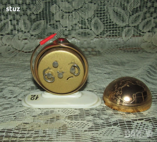 Будилник Слава "Спутник" (No:12) , снимка 9 - Антикварни и старинни предмети - 53786100