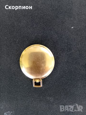 Швейцарски джобен часовник  - WELTA - 17 рубина с позлата, снимка 4 - Джобни - 46448033