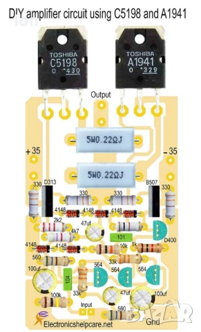 2SC5198-0/2SA1941-0 Hi-Fi 140V, 10A, 100W, 30MHz, снимка 2 - Аудиосистеми - 51824879