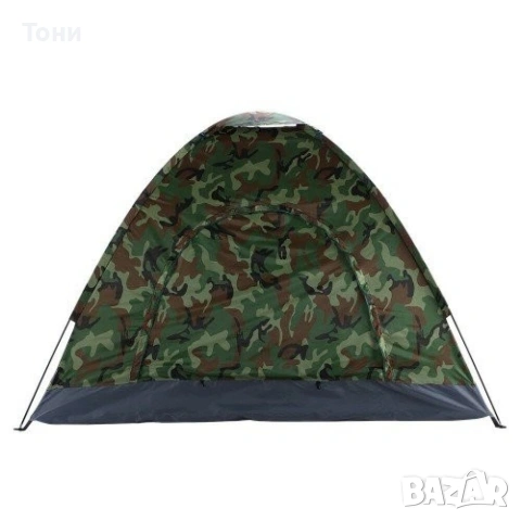 Камуфлажна, четириместна, водонепромокаема палатка 208 X 208см
