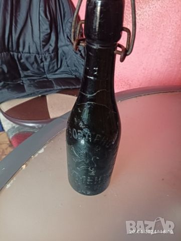 стара бирена бутилка, снимка 2 - Антикварни и старинни предмети - 45372382