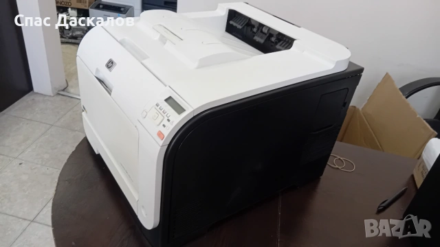 Цветен лазерен принтер HPLaserJet Pro400Color M451dn с дуплекс и мрежа, снимка 2 - Принтери, копири, скенери - 53843774