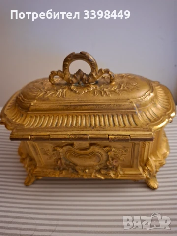 Винтидж кутия за бижута , снимка 2 - Други - 50541017