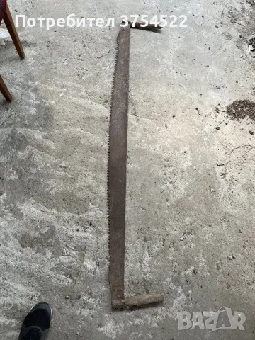 Mасивна стара стоманизирана джага, инструмент, бичкия, трион