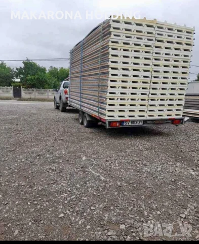 Сандвич панели за стена и покрив дебелина 40мм различни цветове, снимка 4 - Строителни материали - 51087812