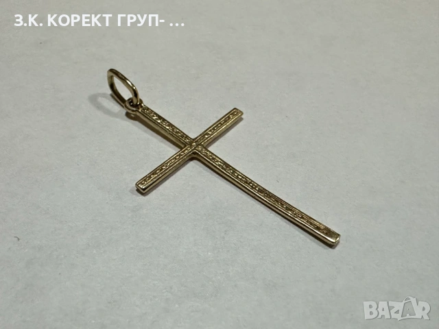 Златен кръст 14к, 0,92гр 