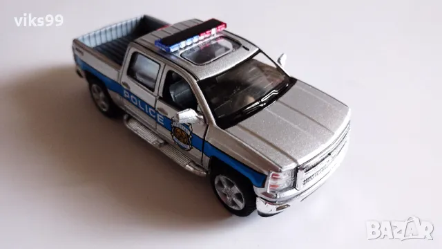 Chevrolet Silverado 2014 Police Pick-Up Truck 1:46, снимка 6 - Колекции - 48963197