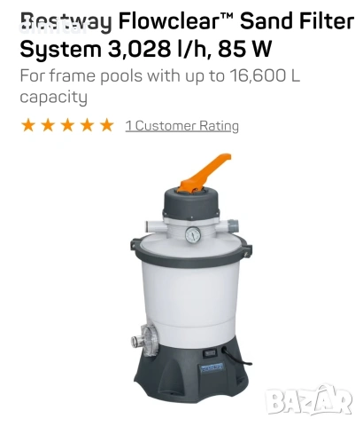 Помпа филтър за басейн , снимка 5 - Басейни и аксесоари - 53884278
