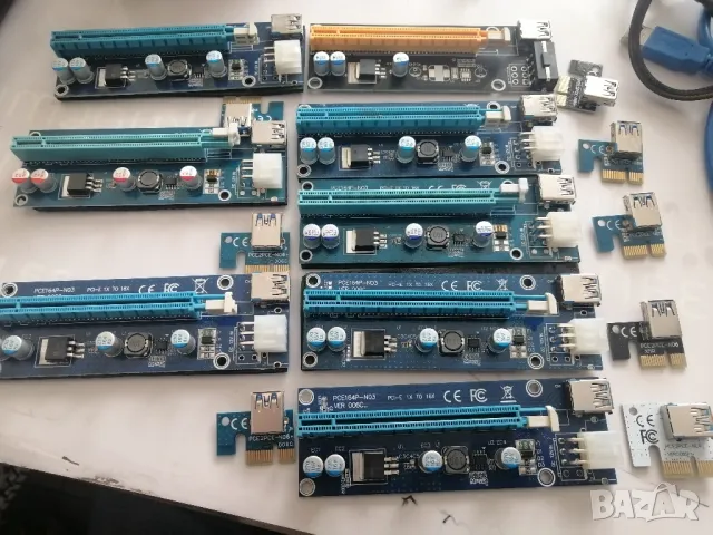 PCE164P-N03 Ver006 PCI-E 1X To 16X USB 3.0 PCE164P-NO3 Raiser Card, снимка 6 - Кабели и адаптери - 49782864