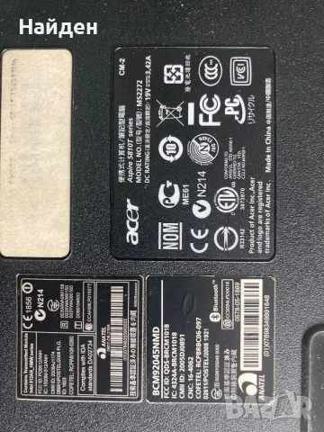 Acer Aspire 5810T,цял, за части, снимка 4 - Части за лаптопи - 49465980