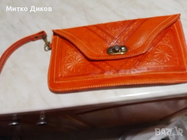 Чанта за ръка 240 х125 мм нова естествена кожа