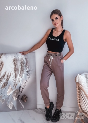 Дамски памучен удобен ежедневен панталон , снимка 5 - Панталони - 51694661