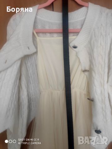 Нова рокля тюл и жилетка с колан, снимка 12 - Рокли - 45887196