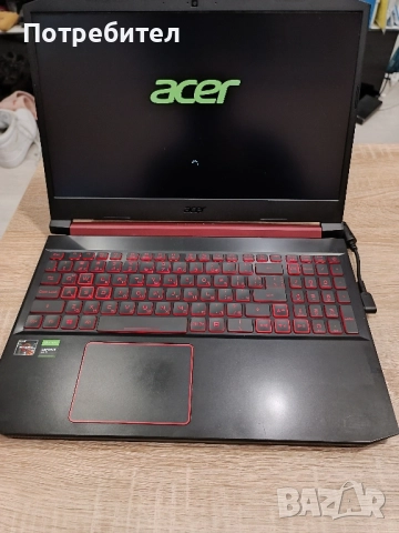 геймърски лаптоп Acer /cpu Ryzen 5 3550H/RAM 16GB/ VGA Nvidia GTX 1650TI 4GB , снимка 2 - Лаптопи за дома - 52493414