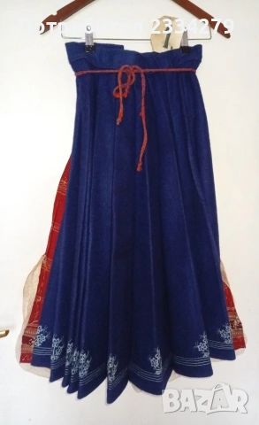 Стари носии от ТРОНСКИЯТ край. Пищимали и бръчник с престилки. , снимка 5 - Антикварни и старинни предмети - 51000435