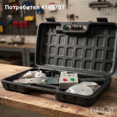 Професионална PPR лепачка 900W с 6 глави (20–63 мм) – Бърз и точен монтаж на водопроводни инсталации, снимка 3 - Други инструменти - 52751872