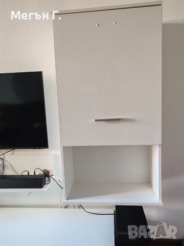 Модулна секция бял гланц, снимка 4 - Секции и витрини - 53933409