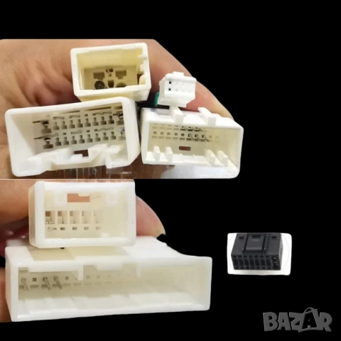 Букса за Toyota PRADO, Tundra, Sequoia, кабел Android, за мултимедия, преходник, аудио за навигация, снимка 3 - Аксесоари и консумативи - 52141517