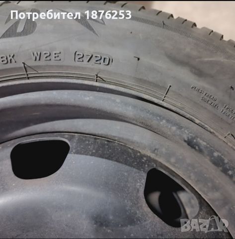 Зимни гуми Bridgestone Blizzak 205/55R16 на железни джанти, снимка 6 - Гуми и джанти - 45934613