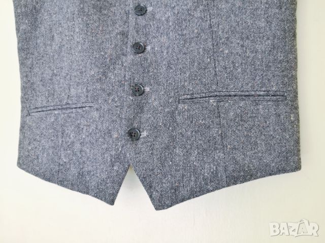 H&M Wool Vest / S* / мъжки елегантно официален елек с вълна / състояние: ново, снимка 8 - Екипировка - 45201103