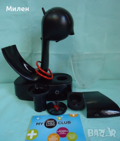 Кафемашина с гаранция 1 година за капсули Долче густо NESCAFÉ® Dolce Gusto Krups Infinissima.Black, снимка 2 - Кафемашини - 54206071