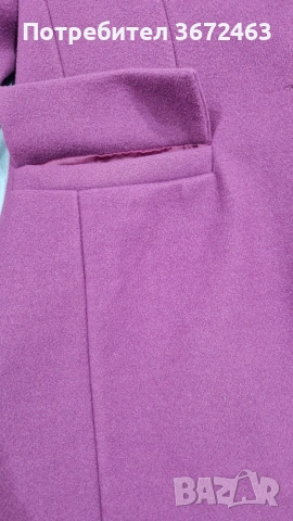 Палто , уникален цвят, не натрапващ, мек и приятен, снимка 2 - Палта, манта - 53137398