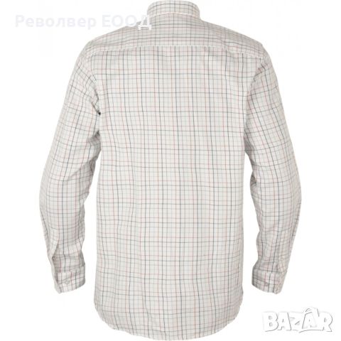 Мъжка риза Harkila - Retrieve, в цвят Bloodstone/White, снимка 2 - Екипировка - 45337962