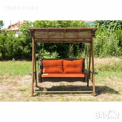 Градинска люлка със слънчеви панели, 200*120*190см, снимка 14 - Градински мебели, декорация  - 54009357