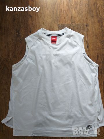 Nike Sportswear Bonded Tank White - страхотен дамски потник Л, снимка 2 - Потници - 45438953