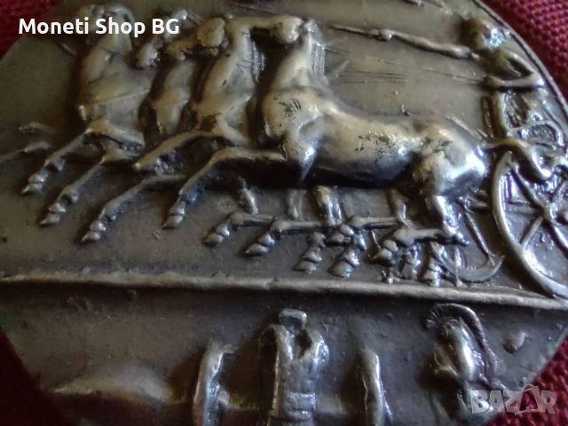Уникална реплика на Декадрахма на Сиракуза- 247гр., снимка 5 - Нумизматика и бонистика - 46432542