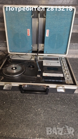 Куфарче радио, касетофон, грамофон CROWN SCP-77FW